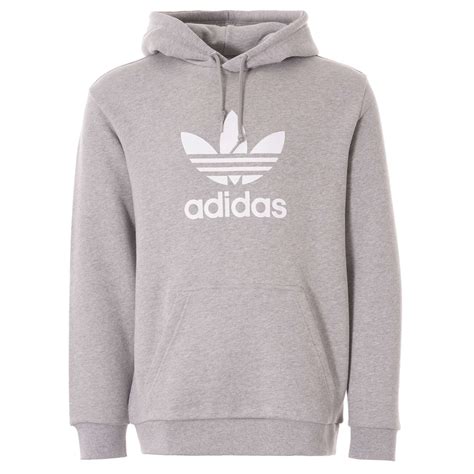 grijze hoodie adidas|adidas grey sweatshirts.